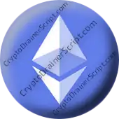 Ethereum drainer icon as button to main page